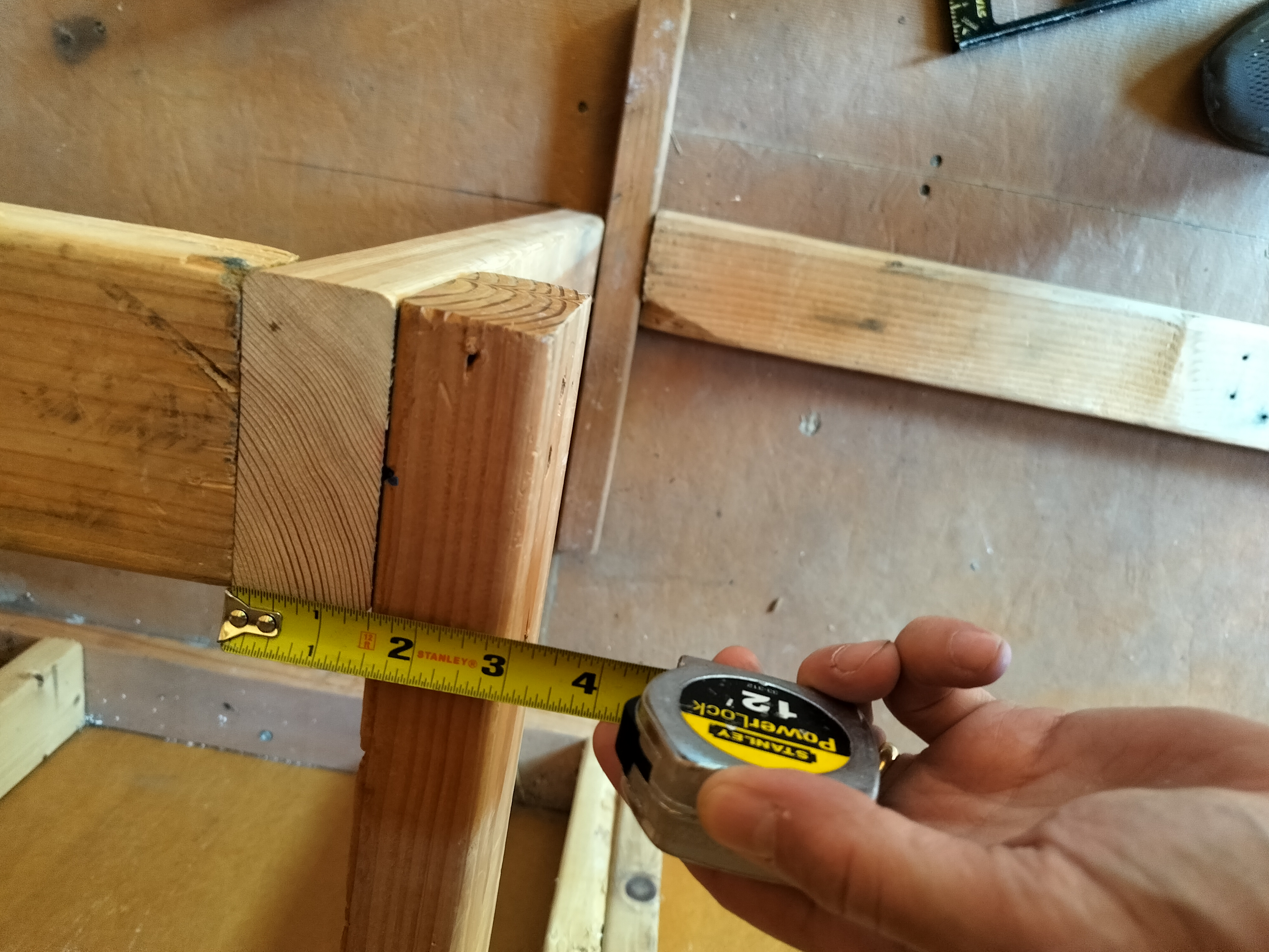 Dry fitting the remaining front edge supports